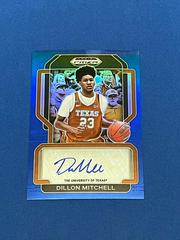 Dillon Mitchell [Blue] #FS-DMI Basketball Cards 2022 Panini Prizm Draft Picks Freshman Signatures Prices