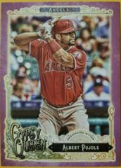 Albert Pujols [Purple] Baseball Cards 2017 Topps Gypsy Queen Prices