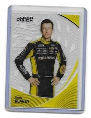 Ryan Blaney [Blue] #28 Racing Cards 2022 Panini Chronicles Nascar Clear Vision Prices
