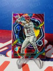 Mike Trout [Red Flare] #129 Baseball Cards 2023 Topps Cosmic Chrome Prices