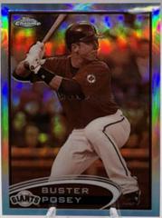 Buster Posey [Sepia Refractor] #24 Baseball Cards 2012 Topps Chrome Prices