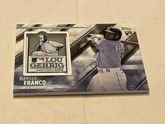 Wander Franco #SEP-WFR Baseball Cards 2022 Topps Update Special Event Patch Relics Prices