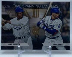 Mookie Betts, Jackie Robinson [Gold] #TS-9 Baseball Cards 2023 Topps Update Time Spanning Tandems Prices