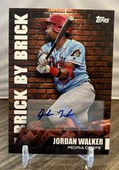 Jordan Walker [Autograph] Baseball Cards 2022 Topps Pro Debut Brick by Brick Prices