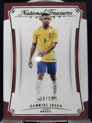 Gabriel Jesus [Bronze] Soccer Cards 2018 Panini National Treasures Prices