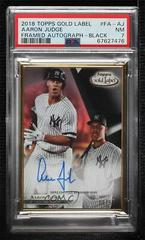 Aaron Judge [Black] #FA-AJ Baseball Cards 2018 Topps Gold Label Framed Autograph Prices