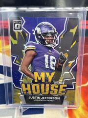 Justin Jefferson [Gold] #MH-8 Football Cards 2022 Panini Donruss Optic My House Prices