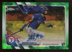 Anderson Tejeda [Green] #RA-AT Baseball Cards 2021 Topps Chrome Sapphire Rookie Autographs Prices
