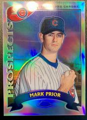 Mark Prior [Refractor] Baseball Cards 2002 Topps Chrome Traded Prices