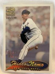 Hideo Nomo #152 Baseball Cards 1999 Pacific Paramount Prices