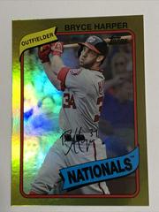 Bryce Harper [Gold] #100 Baseball Cards 2014 Topps Archives Prices