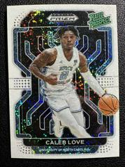 Caleb Love [White Sparkle] #RP-CLO Basketball Cards 2022 Panini Prizm Draft Picks Rated Prospect Prices