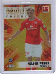 Nelson Weiper [Gold] Soccer Cards 2022 Topps Chrome Bundesliga Bright Future Prices