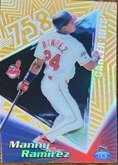 Manny Ramirez #32A Baseball Cards 1999 Topps Tek Gold Prices