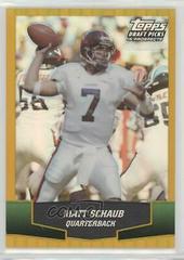Matt Schaub [Gold Chrome Refractor] #153 Football Cards 2004 Topps Draft Picks & Prospects Prices