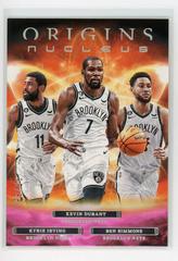 Kyrie Irving, Kevin Durant, Ben Simmons [Pink] #2 Basketball Cards 2022 Panini Origins Nucleus Prices