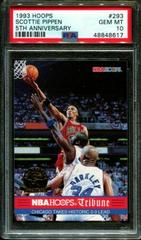 Scottie Pippen [5th Anniversary] #293 Basketball Cards 1993 Hoops Prices