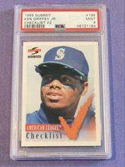 Ken Griffey Jr. [Checklist #2] Baseball Cards 1995 Summit Prices
