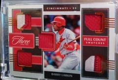Barry Larkin [Bases Loaded] Baseball Cards 2022 Panini Three and Two Full Count Swatches Prices