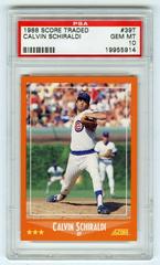 Calvin Schiraldi #39T Baseball Cards 1988 Score Traded Prices