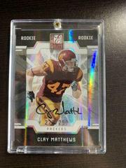 Clay Matthews [Autograph] Football Cards 2009 Panini Donruss Elite Prices