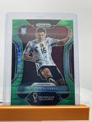 Julian Alvarez [Green] #4 Soccer Cards 2022 Panini Prizm World Cup Prices