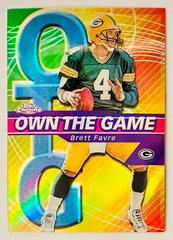 Brett Favre [Refractor] #OG4 Football Cards 2002 Topps Chrome Own the Game Prices