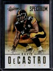 David DeCastro [Spectrum Gold] #124 Football Cards 2012 Panini Absolute Prices