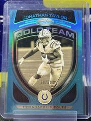 Jonathan Taylor [Teal] #GT-6 Football Cards 2021 Panini Certified Gold Team Prices
