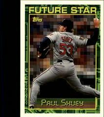 Paul Shuey #78T Baseball Cards 1994 Topps Traded Prices