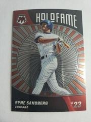 Ryne Sandberg #HF-2 Baseball Cards 2022 Panini Mosaic Holofame Prices