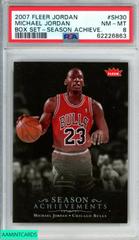 Michael Jordan #SH30 Basketball Cards 2007 Fleer Jordan Box Set Season Achievements Prices