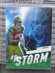 Christian Watson [Spectrum Green] Football Cards 2022 Panini Absolute By Storm Prices
