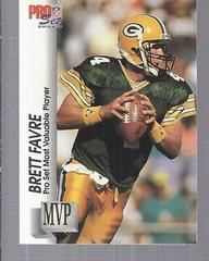 Brett Favre Football Cards 1992 Pro Set Gold MVP's Prices