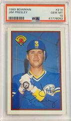 Jim Presley #214 Baseball Cards 1989 Bowman Prices
