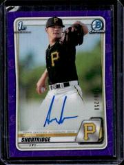 Aaron Shortridge [Purple Refractor] #CPA-ASH Baseball Cards 2020 Bowman Chrome Prospect Autographs Prices