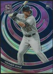 Yainer Diaz [Pink] Baseball Cards 2023 Panini Chronicles Spectra Prices