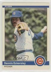 Dennis Eckersley #U-34 Baseball Cards 1984 Fleer Update Prices