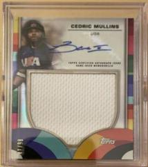 Cedric Mullins Baseball Cards 2023 Topps World Classic WBC Autograph Relics Prices