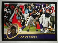 Randy Moss [Black] #253 Football Cards 2003 Topps Prices