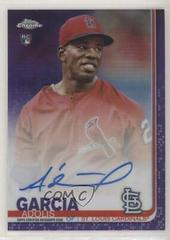 Adolis Garcia [Purple Refractor] Baseball Cards 2019 Topps Chrome Rookie Autographs Prices