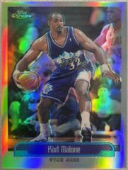Karl Malone [Refractor] Basketball Cards 1999 Topps Chrome Prices