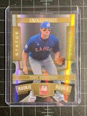 Tony Thompson [Signature Status Emerald] #133 Baseball Cards 2010 Donruss Elite Extra Edition Prices