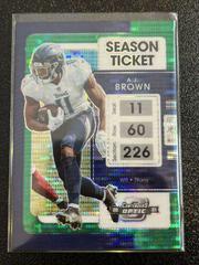 A. J. Brown [Green Pulsar] #23 Football Cards 2021 Panini Contenders Optic Prices