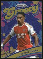 Jurrien Timber Soccer Cards 2023 Panini Prizm Premier League Groovy Prices