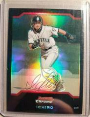 Ichiro [Refractor] #118 Baseball Cards 2004 Bowman Chrome Prices