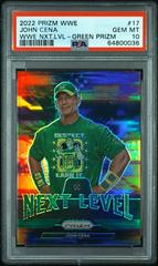 John Cena [Green Prizm] Wrestling Cards 2022 Panini Prizm WWE Next Level Prices