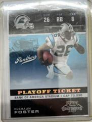 DeShaun Foster [Playoff Ticket] #15 Football Cards 2007 Playoff Contenders Prices