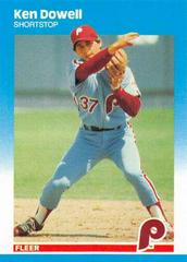 Ken Dowell Baseball Cards 1987 Fleer Update Prices