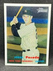 Jorge Posada [Chrome Refractor] #10 Baseball Cards 2006 Topps Heritage Chrome Prices